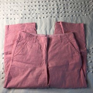 VV pink linen pants